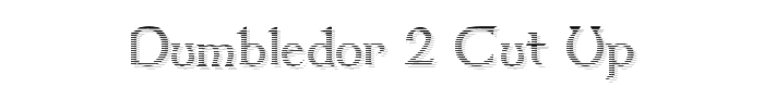 Dumbledor 2 Cut Up font